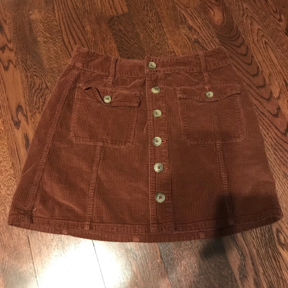 American eagle button up skirt